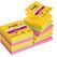 Post-It R330-SSCARN-P8+4 Klebezettel Quadratisch Blau, Grün, Orange, Pink, Gelb 90 Blätter Selbstklebend