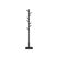 Vasagle RCR010B01 Gaderobe Bodenstehend 8 Haken Schwarz