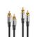 sonero 2x Cinch Stereo Audio Kabel 5.0m, Länge: 5 m