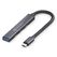sonero S-UH110-005 Schnittstellen-Hub USB 3.2 Gen 1 (3.1 Gen 1) Type-C 5000 Mbit/s Schwarz, Grau