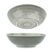 Silwy S0PB-1332-20-G Speiseschüssel Appetizer bowl 0,6 l Rund Porzellan Asche 2 Stück(e), Farbe: Asche