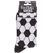 Trendcompany SF-01500 Unisex Crew-Socken Schwarz, Weiß
