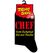 Trendcompany SF-162 Socke Unisex Crew-Socken Schwarz, Rot, Gelb 1 Paar(e)