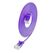 SLIM Patchcords SLIM-L-UU-K6A 1.5 VT Netzwerkkabel Violett 1,5 m Cat6a U/UTP (UTP)