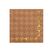 PartyDeco SP33-104 Papierserviette Papier Braun, Gold 12 Stück(e)