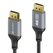 sonero SPC-DP100-010 DisplayPort-Kabel 1 m Schwarz, Grau, Farbe: Schwarz, Grau, Länge: 1 m