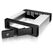 ICY BOX IB-158SSK-B, Wechselrahmen, 1x 3,5" SATA I/II/III oder SAS II HDD zu 1x SATA Host, EasySwap trägerlos, Stahl + Plastik, abschließbar,schwarz