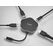 D-Link DUB-M420 laptop-dockingstation & portreplikator Kabelgebunden Thunderbolt 3 Aluminium, Schwarz