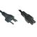 Diggelmann SPNBI-2 Stromkabel Schwarz 2 m T12 C5-Koppler, Farbe: Schwarz, Länge: 2 m