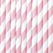 PartyDeco SPP1-081J Einweg-Trinkhalm 10 Stück(e) Pink, Weiß