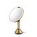 simplehuman ST3061 Make-up-Spiegel Freistehend Rund Messing