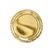 PartyDeco TPP58-019ME Einweggeschirr Teller, Farbe: Gold