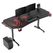 Ultradesk Frag XXL LED RGB Schwarz, Rot, Farbe: Schwarz, Rot
