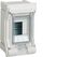 Hager VE103A Elektrische Abdeckung Kunststoff IP5X