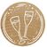 Woodies W18004 Firmenstempel Text/Datumsstempel Holz