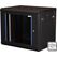 Wirewin WCAB PS3 600X450X6U B FP Rack 6U Wandmontiertes Regal Schwarz, Farbe: Schwarz