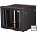 Wirewin WCAB PS3 600X600X9U B FP Rack 9U Wandmontiertes Regal Schwarz