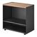 Yamazaki YA01425 Büro-Schubladenschrank Schwarz Stahl, Holz
