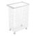 Yamazaki YA04776 Wäschekorb 55 l Rechteckig Nylon, Stahl Weiß