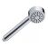 Diaqua 09500097 Duschkopf Handduschbrause mit Kopf Chrom, Dunkles Grau, Hellgrau