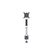 Multibrackets 9376 Flachbildschirm-Tischhalterung 81,3 cm (32") Tisch/Bank Silber, Farbe: Silber
