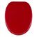 Diaqua 31170372 Toilettensitz Harter Toilettensitz Kunststoff Rot, Farbe: Rot