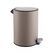 Diaqua 45198694 Mülleimer 3 l Rund Metall, Kunststoff Braun, Farbe: Braun