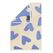 Cawö Gästetuch Heart Beats blau 30 x 50