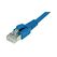 Dätwyler Cables 65370000DY Netzwerkkabel Blau 0,2 m Cat6a S/FTP (S-STP) Rund, Farbe: Blau, Länge: 0,2 m