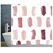 Diaqua Paint Red Duschvorhang Polyester Rot, Weiß