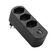 M. Schönenberger Abzweigstecker MOVE 3xT13 schwarz 270° drehbar mit USB PD30W (offen), Farbe: Schwarz