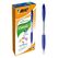BIC Atlantis Classic Blau Kugelschreiber mit Druckeinzugsmechanik Medium 12 Stück(e)