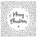 Braun + Company Merry x-mas Heart Papier Schwarz, Weiß 20 Stück(e)