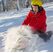 Hamax Sno Fire Schneerennfahrer Schwarz, Rot Polyethylen, Farbe: Schwarz, Rot