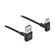 DeLOCK EASY-USB 2.0 Kabel Typ-A Stecker zu USB Type-C Stecker gewinkelt oben / unten 0,2 m schwarz