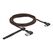 DeLOCK EASY-USB 2.0 Kabel Typ-A Stecker zu USB Type-C™ Stecker gewinkelt links / rechts 2 m schwarz, Länge: 2 m