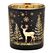 G. Wurm 10032918 Laterne Kerze Schwarz, Gold