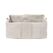 Blomus 64207 Brotkorb Quadratisch Baumwolle, Stahl Cremefarben