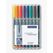 Staedtler 316 WP8 Marker 1 Stück(e) Schwarz, Blau, Braun, Grün, Orange, Rot, Violett, Gelb