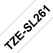Brother TZE-SL261 Etiketten erstellendes Band Schwarz auf weiss