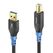 PureLink FI-U200-005-PCK USB Kabel USB 2.0 0,5 m USB A USB B 480 Gbit/s Schwarz, Blau