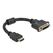 DeLOCK Adapter HDMI Stecker zu DVI 24+5 Buchse 4K 30 Hz 20 cm