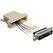 DeLOCK 65433 Kabeladapter Sub-D 25p RJ45 Schwarz, Grau, Silber
