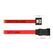 DeLOCK 0.1m 2xSATAIII SATA-Kabel 0,1 m Rot