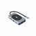 DICOTA D32059 Schnittstellen-Hub USB Typ-C Schwarz, Silber