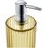 Diaqua Priscilla Seifenspender Gelb, Transparent, Chrom, Farbe: Gelb, Transparent, Chrom