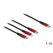 DeLOCK USB Ladekabel 3 in 1 USB Type-C zu Lightning / Micro USB / USB Type-C 1 m