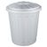 keeeper 1021216000000 Mülleimer 7 l Rund Kunststoff Silber