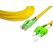 Lightwin LDP-09 E2/APC-SC/APC 20.0 InfiniBand/Glasfaserkabel 20 m 2x E-2000 (LSH) 2x SC Gelb, Farbe: Gelb, Länge: 20 m