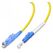 Lightwin LSP-09 E2-LC 5.0 InfiniBand/Glasfaserkabel 5 m E-2000 (LSH) Blau, Gelb